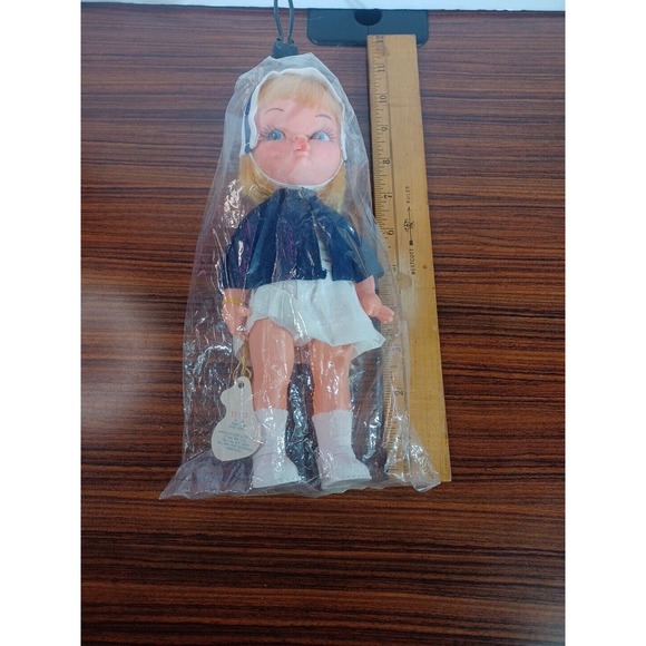 Rare Vintage 1960's Herman Pecker & Co Girl Doll Blonde New In Package #9/1290 - Picture 13 of 14